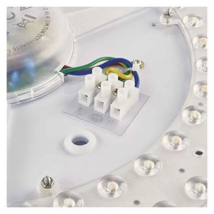 LED prigušiva stropna svjetiljka ILVI LED/30W/230V 2700-6500K Ø 40 cm crna/bež + daljinski upravljač