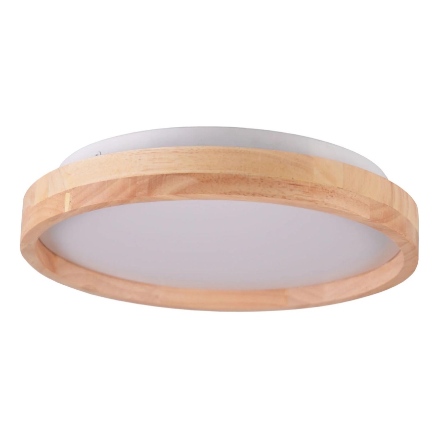 LED Stropna svjetiljka JANUSZ LED/12W/230V pr. 27 cm IP44 hrast