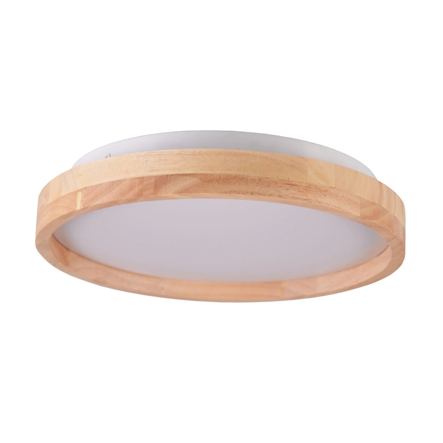 LED Stropna svjetiljka JANUSZ LED/12W/230V pr. 27 cm IP44 hrast