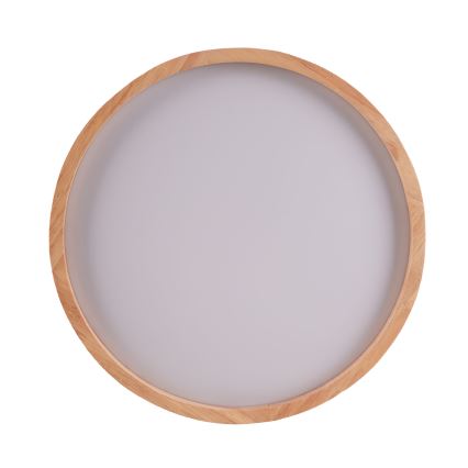 LED Stropna svjetiljka JANUSZ LED/12W/230V pr. 27 cm IP44 hrast