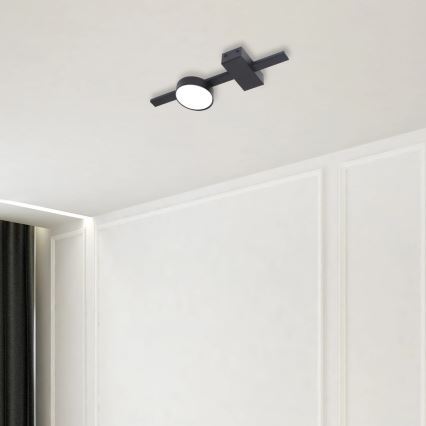 LED Stropna svjetiljka JOY 1xGX53/6W/230V crna