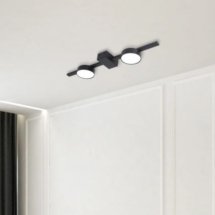 LED Stropna svjetiljka JOY 2xGX53/6W/230V crna