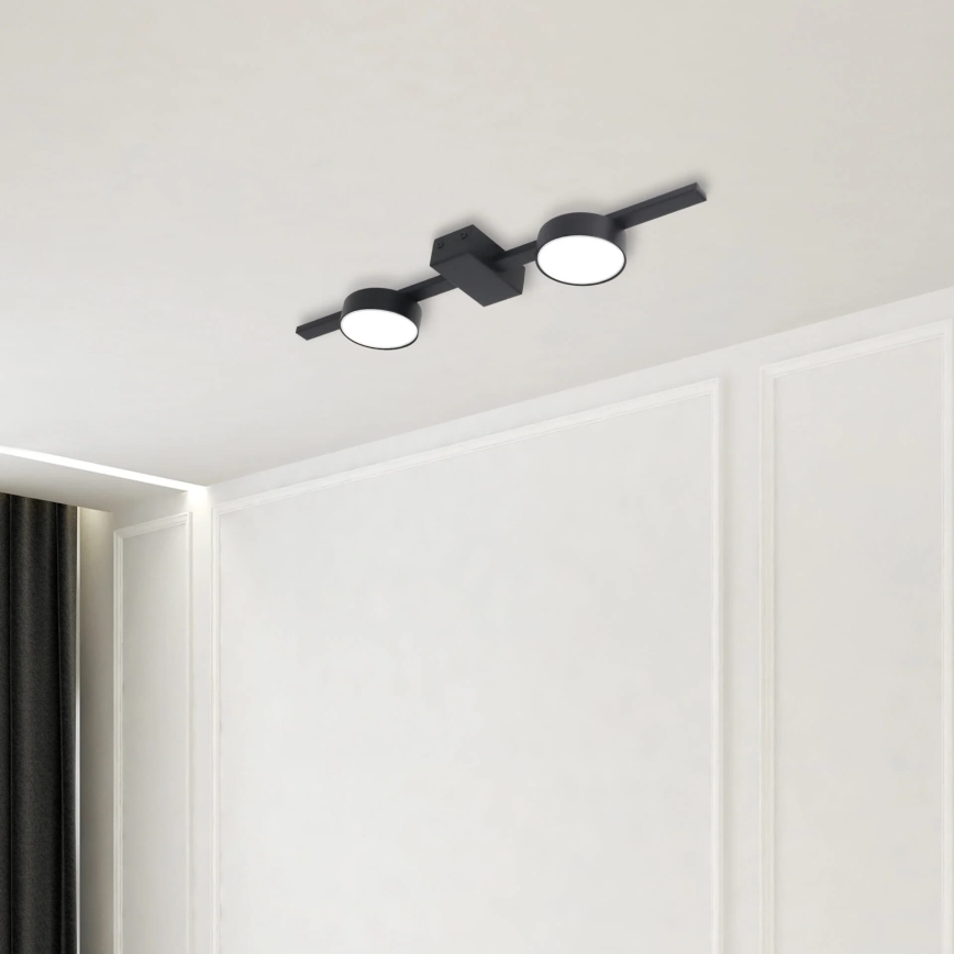 LED Stropna svjetiljka JOY 2xGX53/6W/230V crna