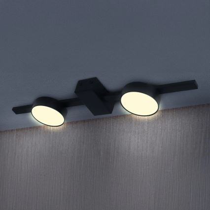 LED Stropna svjetiljka JOY 2xGX53/6W/230V crna