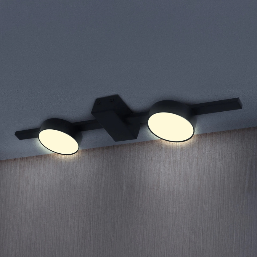 LED Stropna svjetiljka JOY 2xGX53/6W/230V crna