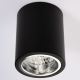 LED Stropna svjetiljka JUPITER 1xE27/6W/230V 120x98 mm crna