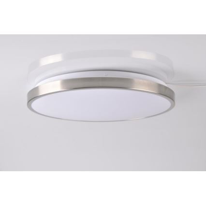 LED Stropna svjetiljka KERN LED/24W/230V nikal