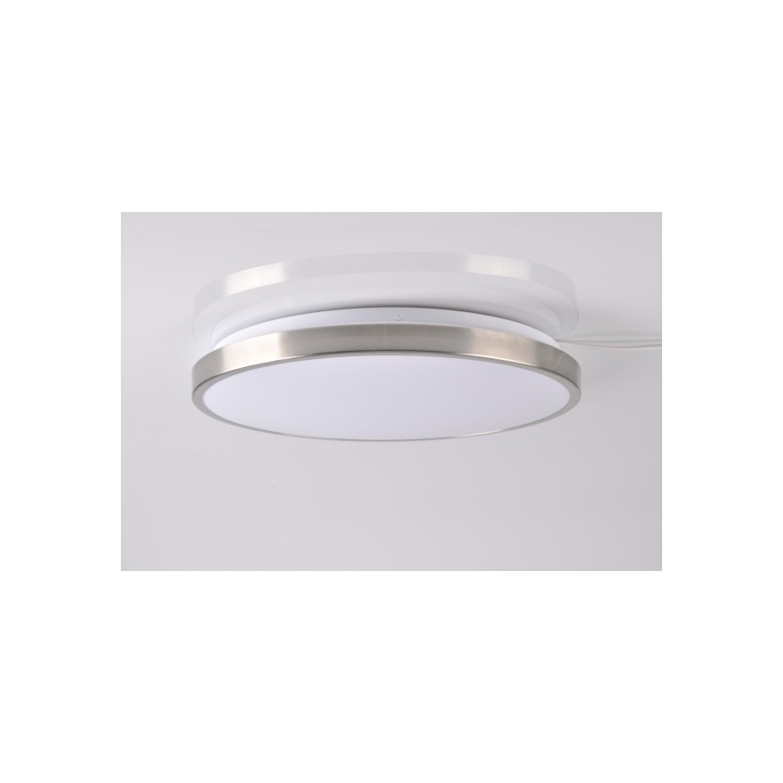 LED Stropna svjetiljka KERN LED/24W/230V nikal