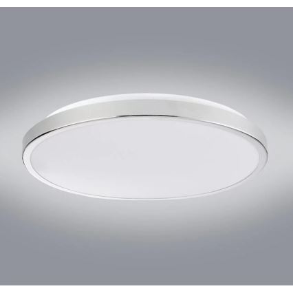 LED Stropna svjetiljka KERN LED/24W/230V pr. 40 cm sjajni krom