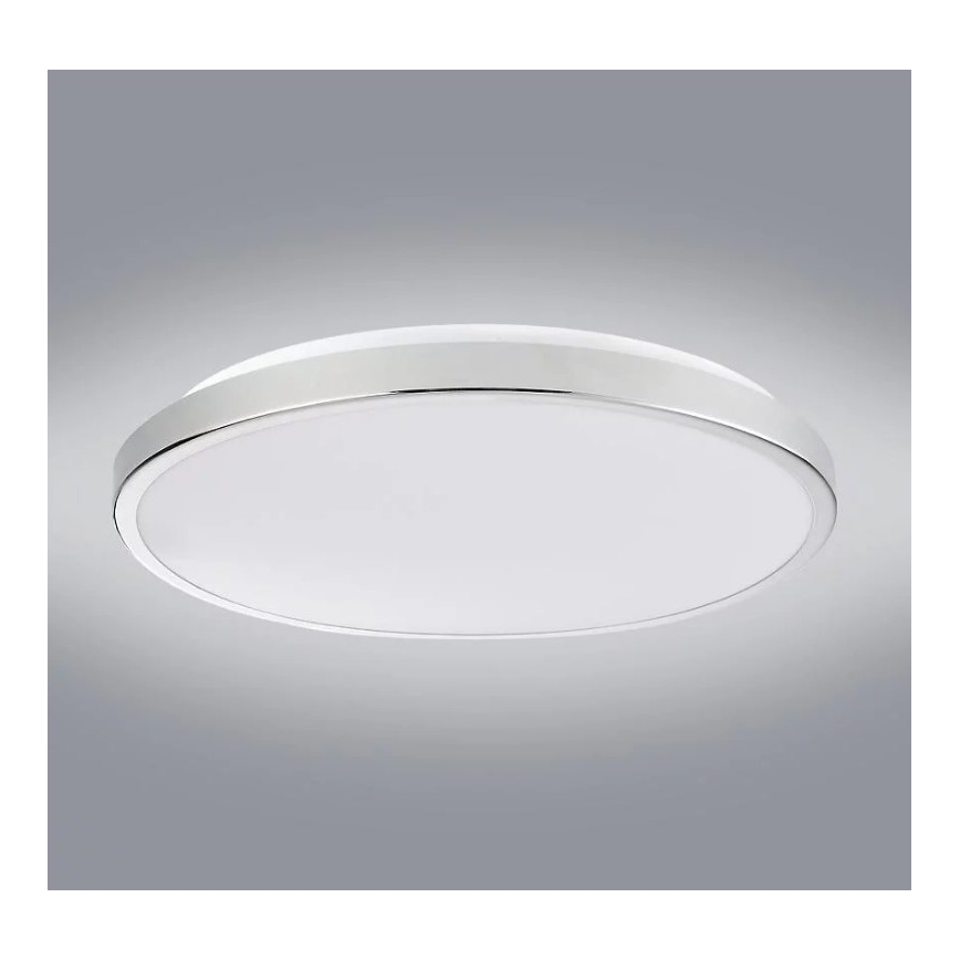 LED Stropna svjetiljka KERN LED/24W/230V pr. 40 cm sjajni krom