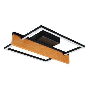 LED stropna svjetiljka LARYSA LED/11,5W/230V 35x45 cm borovina