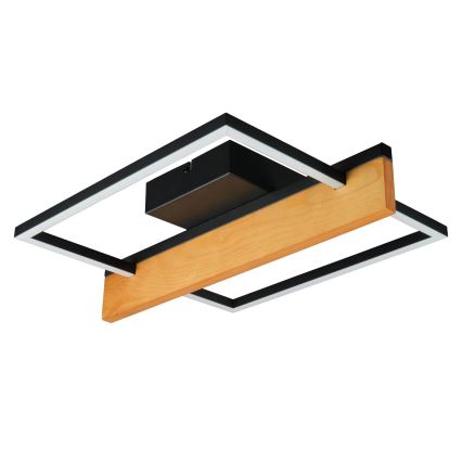 LED stropna svjetiljka LARYSA LED/11,5W/230V 35x45 cm borovina