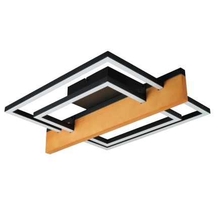 LED stropna svjetiljka LARYSA LED/23W/230V 35x45 borovina