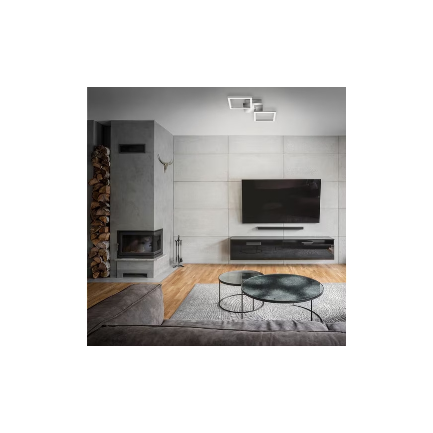 LED stropna svjetiljka LED/10W/230V 3000K matirani krom