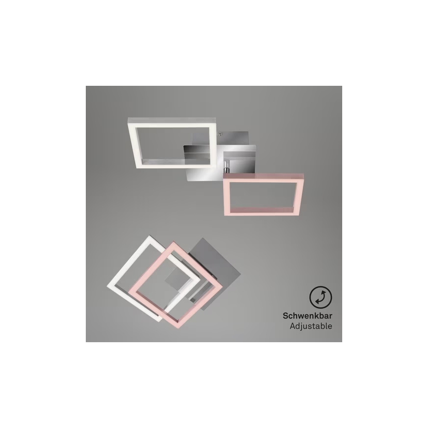 LED stropna svjetiljka LED/10W/230V 3000K matirani krom