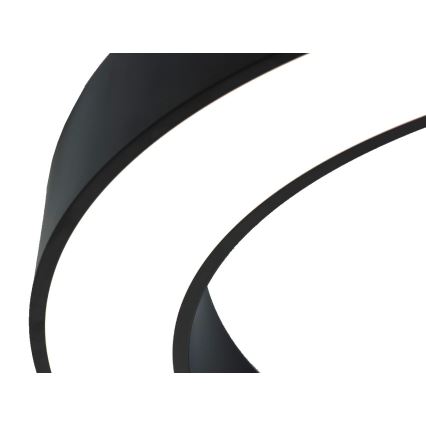 LED stropna svjetiljka LED/115W/230V 3000/4000/6500K prom. 120 cm crna