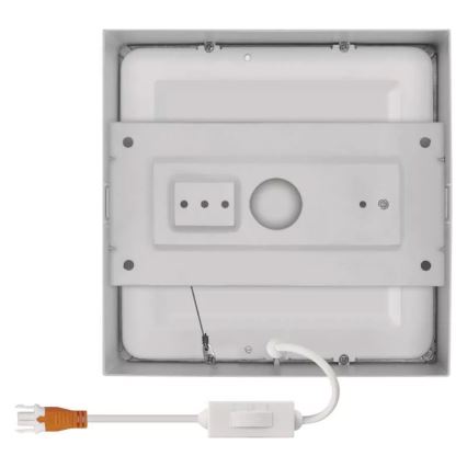 LED Stropna svjetiljka NEXXO LED/12,5W/230V 3000/3500/4000K 17x17 cm bijela