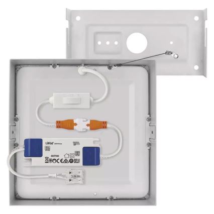 LED Stropna svjetiljka NEXXO LED/12,5W/230V 3000/3500/4000K 17x17 cm bijela