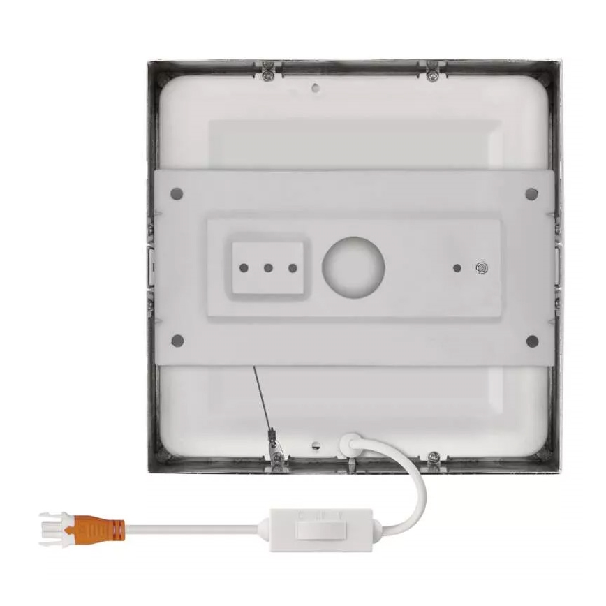 LED Stropna svjetiljka NEXXO LED/12,5W/230V 3000/3500/4000K 17x17 cm sjajni krom