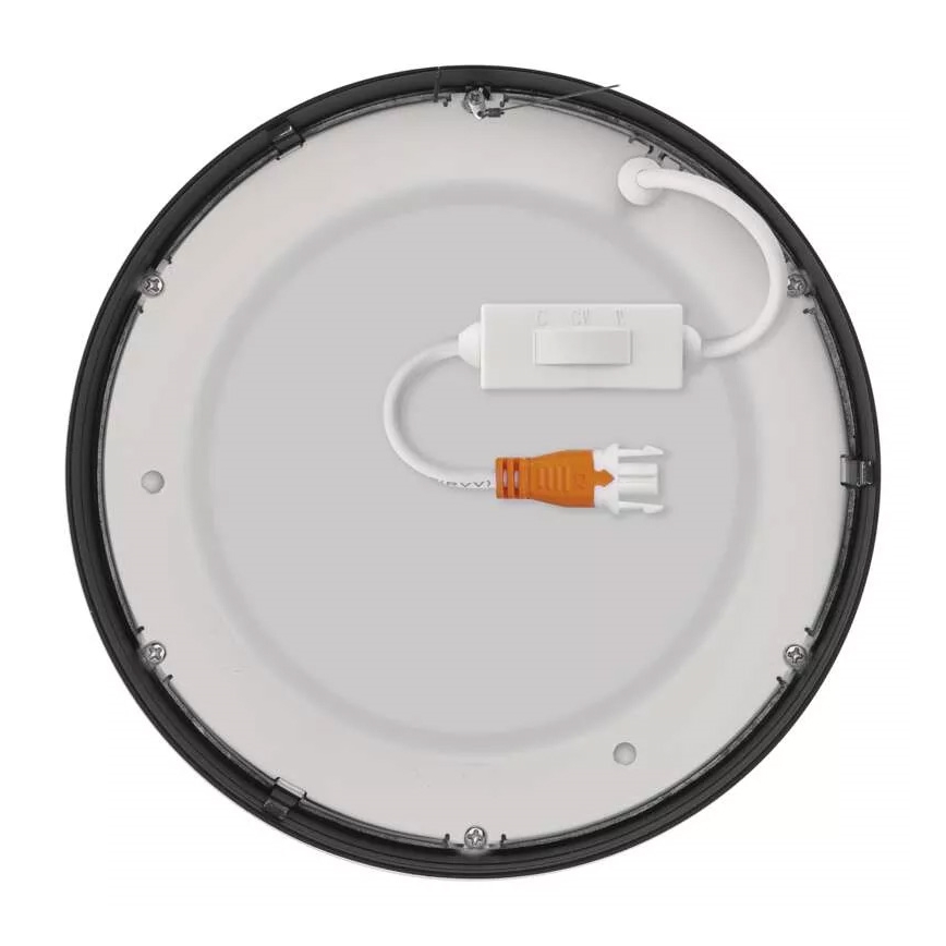 LED Stropna svjetiljka NEXXO LED/12,5W/230V 3000/3500/4000K pr. 17 cm crna