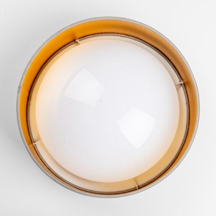LED stropna svjetiljka LED/12 W/230 V Ø 32 cm taupe/zlatna