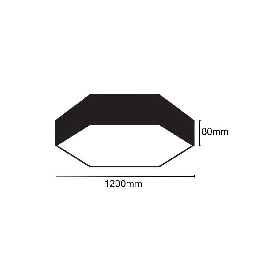 LED Stropna svjetiljka LED/120W/230V 4000K pr. 120 cm