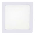 LED Stropna svjetiljka LED/12W/230V 2700K 16,3x16,3 cm bijela