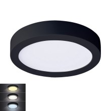 LED Stropna svjetiljka LED/12W/230V 3000/4000/6000K crna okrugli