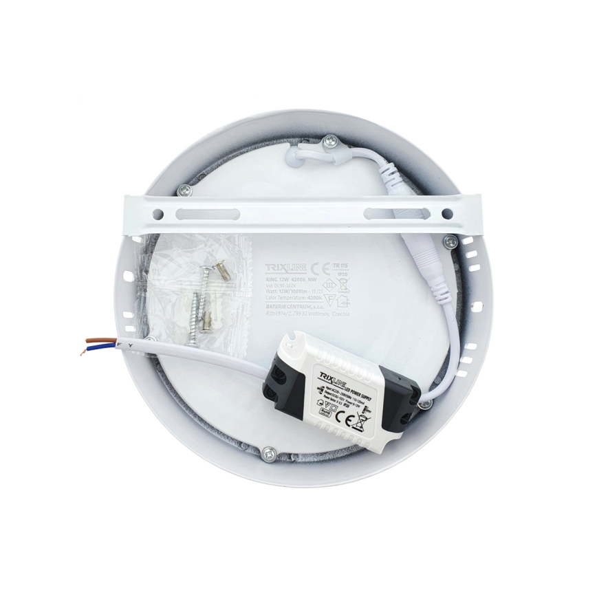 LED Stropna svjetiljka LED/12W/230V 4200K pr. 16 cm bijela