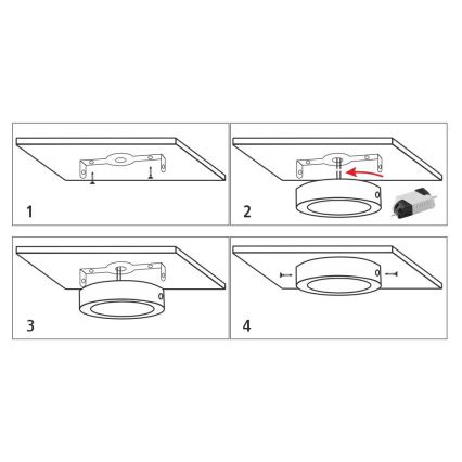LED Stropna svjetiljka LED/12W/230V 4200K pr. 16 cm bijela
