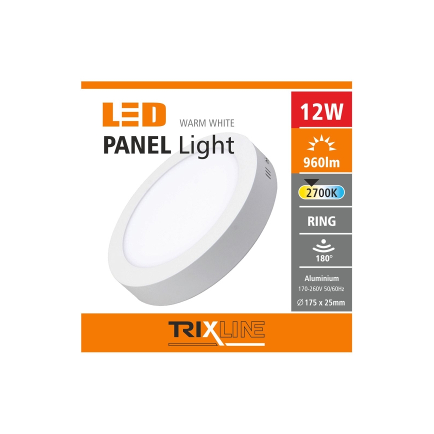 LED Stropna svjetiljka LED/12W/230V