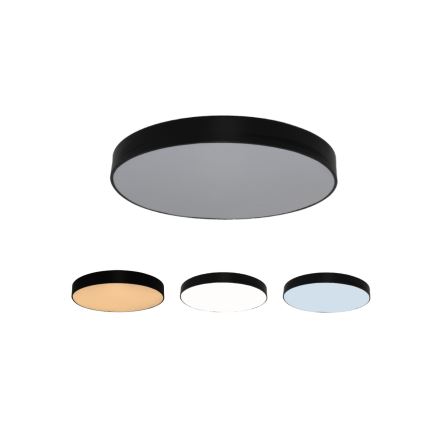 LED stropna svjetiljka LED/135W/230V 3000/4000/6500K promjer 80 cm crna
