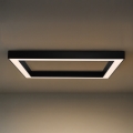 LED stropna svjetiljka LED/150W/230V 3000/4000/6500K 120x120 cm crna