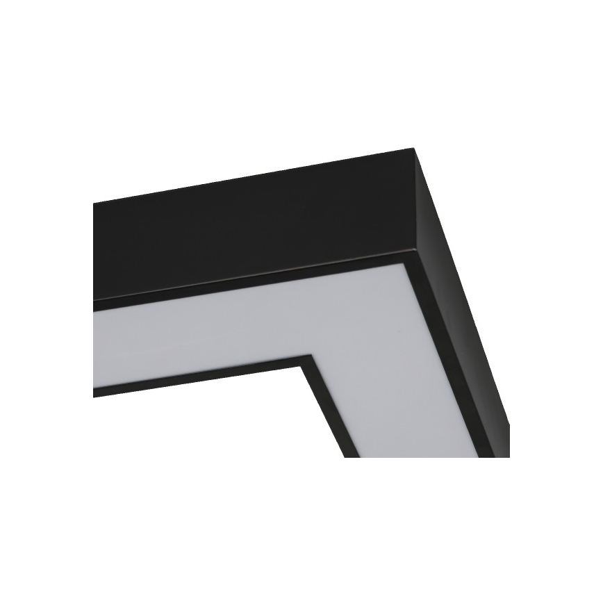 LED stropna svjetiljka LED/150W/230V 3000/4000/6500K 120x120 cm crna