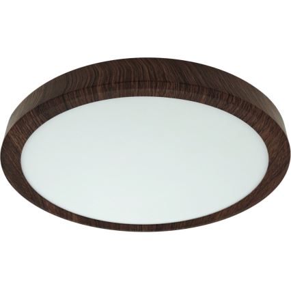 LED stropna svjetiljka LED/18W/230V 3000/4000/6500K pr. 23 cm smeđa