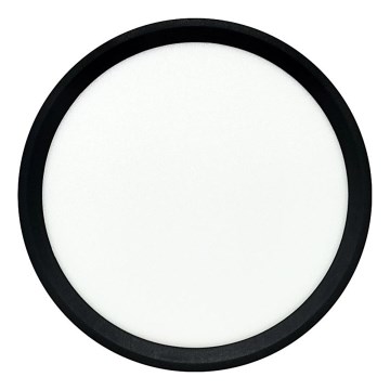 LED stropna svjetiljka LED/18W/230V 3000/4000/6500K Ø 23 cm crna