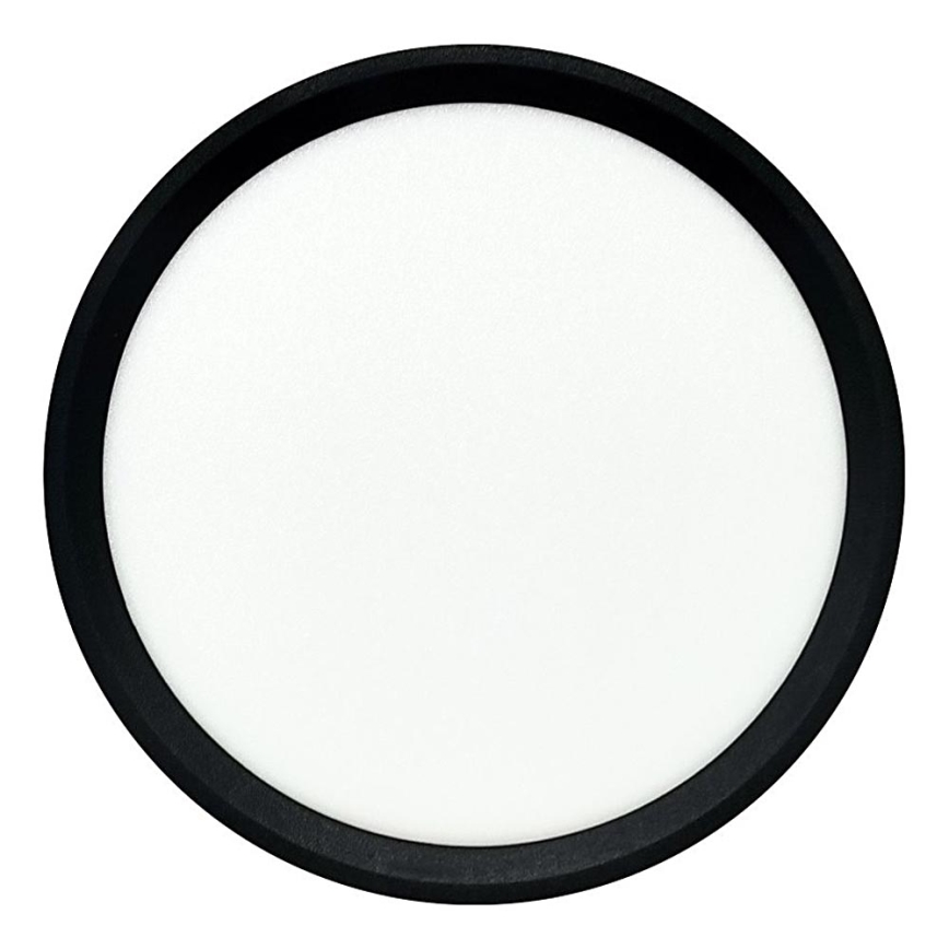 LED stropna svjetiljka LED/18W/230V 3000/4000/6500K Ø 23 cm crna