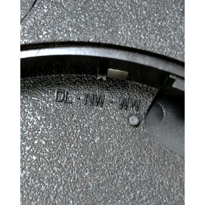 LED stropna svjetiljka LED/18W/230V 3000/4000/6500K Ø 23 cm crna