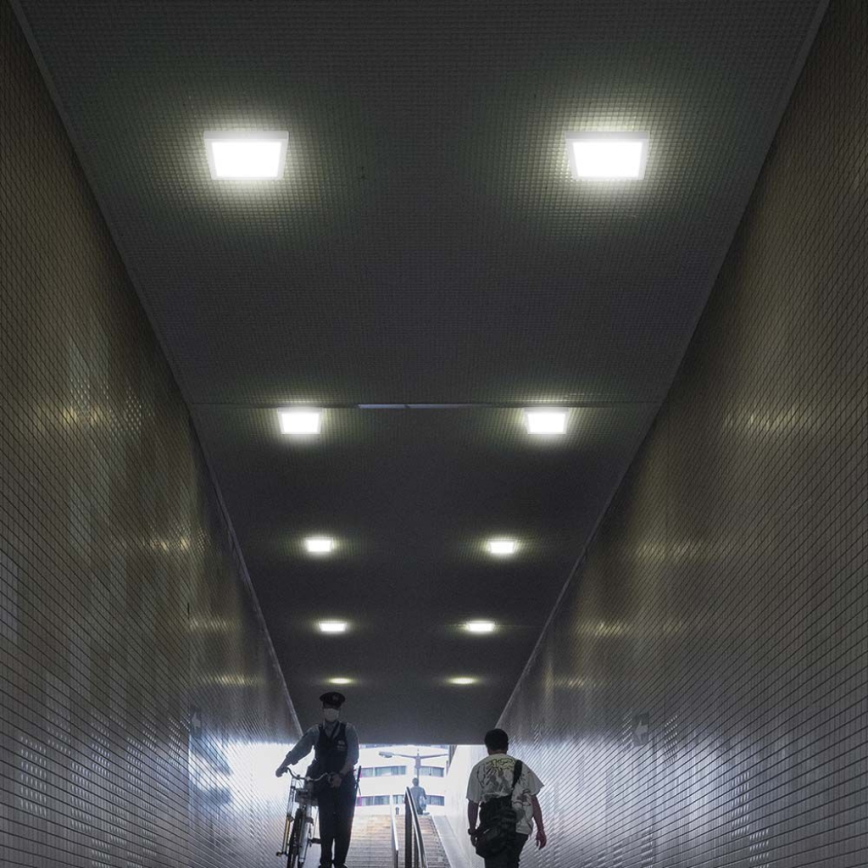LED Stropna svjetiljka LED/18W/230V 3000K 21,4x21,4 cm bijela