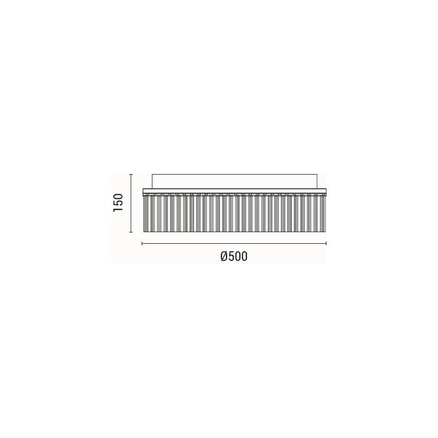 LED Stropna svjetiljka LED/18W/230V 3000K