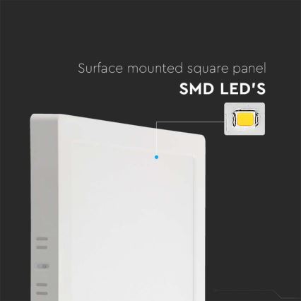 LED Stropna svjetiljka LED/18W/230V 4000K 21,4x,21,4 cm bijela