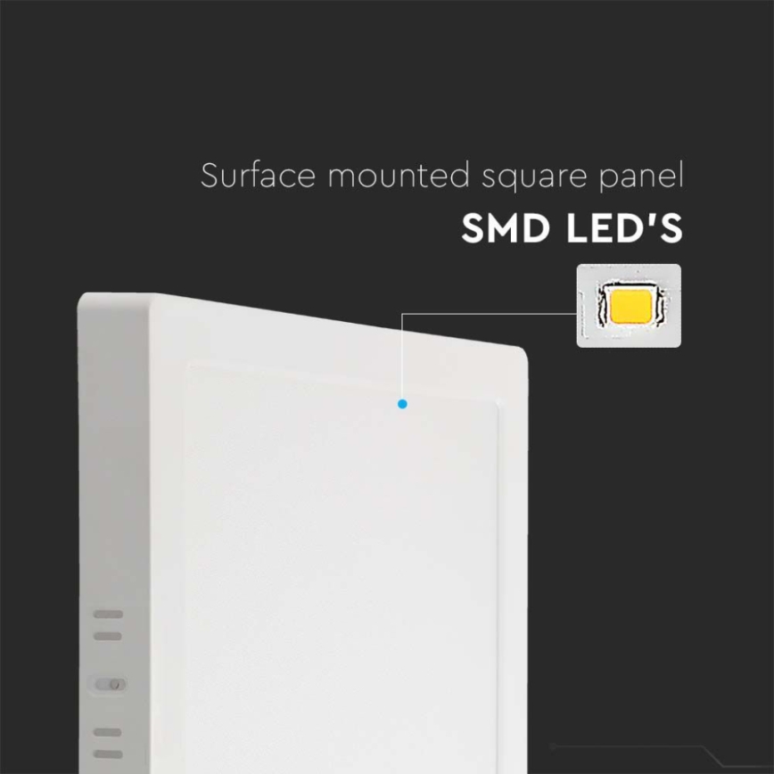 LED Stropna svjetiljka LED/18W/230V 4000K 21,4x,21,4 cm bijela