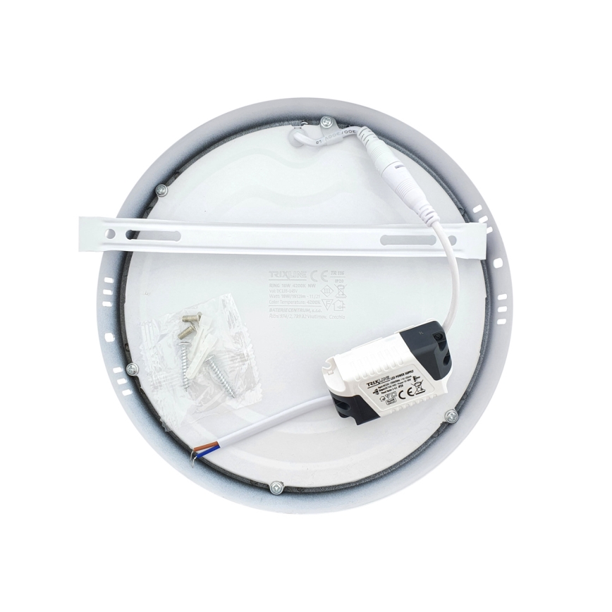 LED Stropna svjetiljka LED/18W/230V 4200K pr. 21 cm bijela