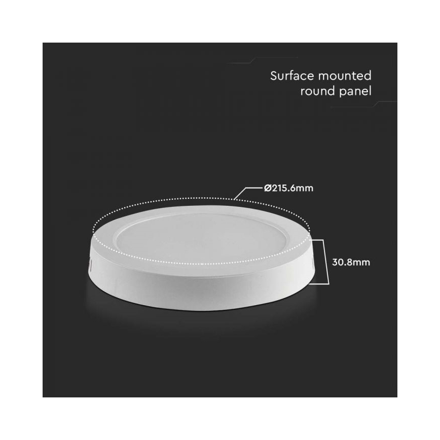 LED Stropna svjetiljka LED/18W/230V 6500K