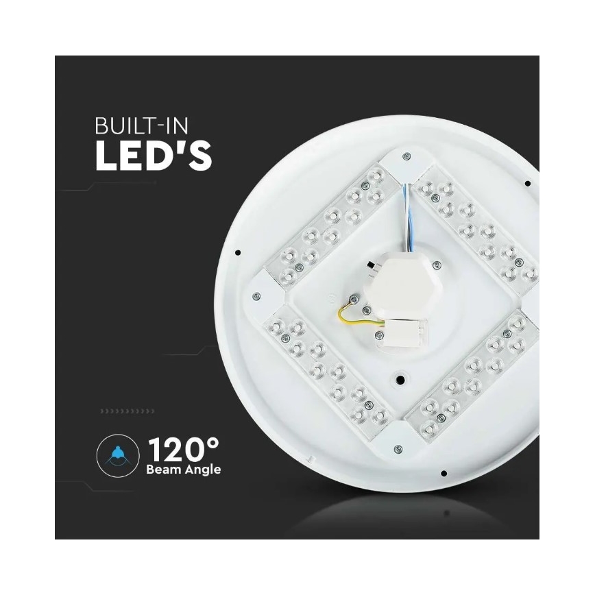 LED Stropna svjetiljka LED/18W/230V pr. 31 cm 3000/4000/6400K