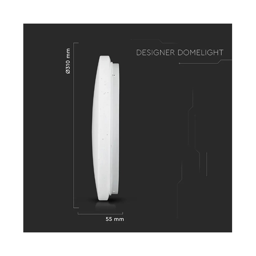 LED Stropna svjetiljka LED/18W/230V pr. 31 cm 3000/4000/6400K