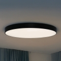 LED stropna svjetiljka LED/200W/230V 3000/4000/6500K promjer 100 cm crna