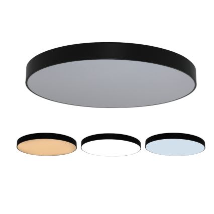 LED stropna svjetiljka LED/200W/230V 3000/4000/6500K promjer 100 cm crna