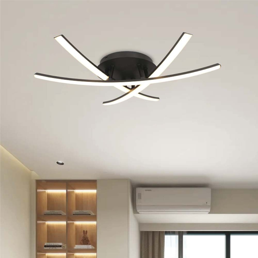 LED Stropna svjetiljka LED/20W/230V 3000K crna