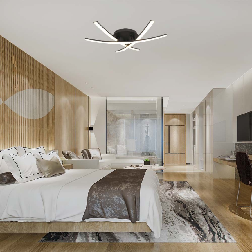 LED Stropna svjetiljka LED/20W/230V 3000K crna